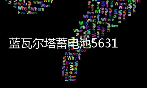 蓝瓦尔塔蓄电池56318汽车电瓶适配新福克斯经典福克斯蒙迪欧致胜